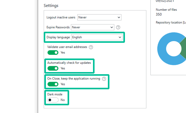 Settings for GhostVolt Solo users.