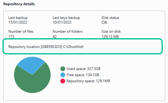 Repository location