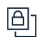 Lock files icon.